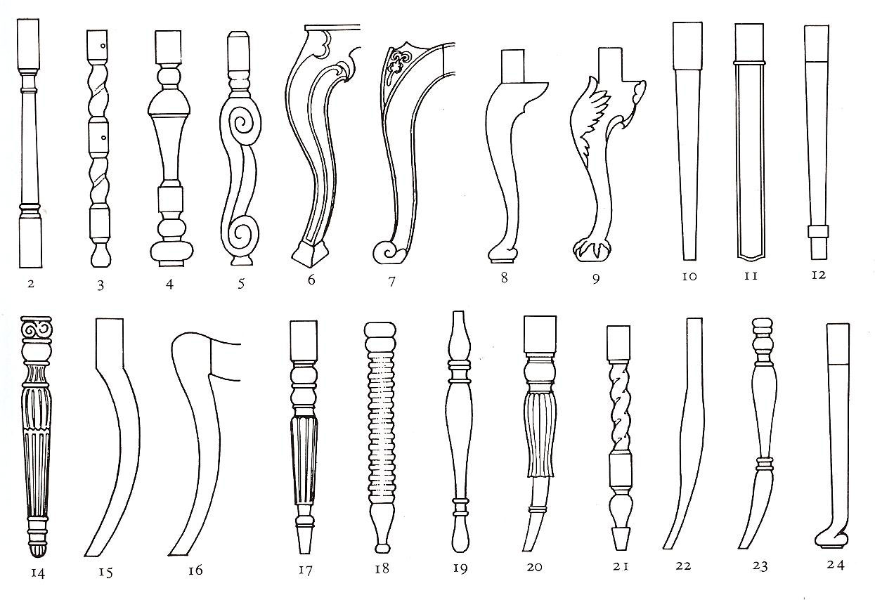 Quick Run Down Of Furniture Leg Styles