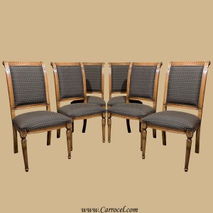 Solid Beech Wood Regency Dining Chairs