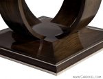 Macassar Ebony Square Walnut Dining Table