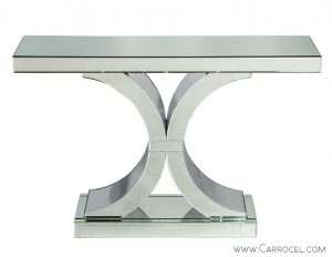 Art Deco Style Mirrored Console