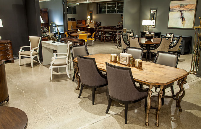 How do you find a furniture showroom?