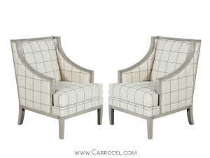Pair of Spector Custom Accent Lounge Chairs