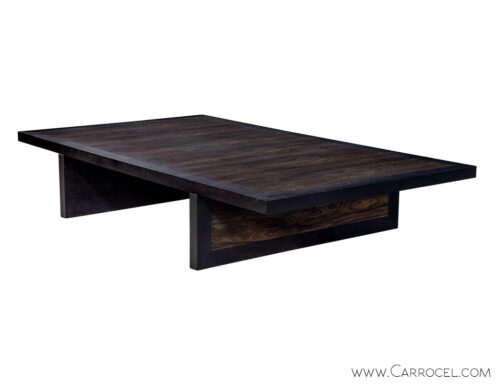 Custom Macassar Over Sized Coffee Table
