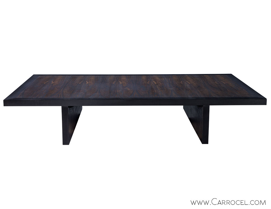 Custom Macassar Over Sized Coffee Table