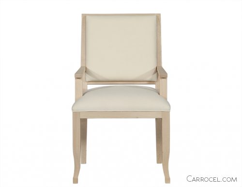 Curved Leg Deco Custom Dining Chair – Arm