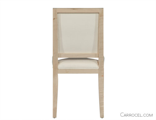 Curved Leg Deco Custom Dining Chair - Side
