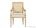 Louis Capet Custom Cane Dining Chair - Arm