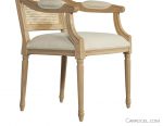 Louis Capet Custom Cane Dining Chair - Arm