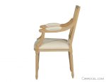 Louis Capet Custom Cane Dining Chair - Arm