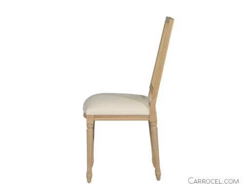 Louis Capet Custom Cane Dining Chair - Side