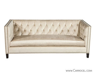 Carrocel’s Custom Tufted Sofa