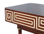 Louis XVI Style Mahogany Greek Key Display Console