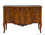 Ruder Feathered Mahogany Commode