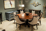Carrocel Custom Dining Suite Deco Influenced Custom Table Chairs