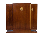 French Art Deco Rosewood Armoire