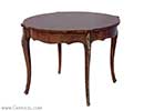 French Gilt Louis XV Kingwood Parquetry Centre Table