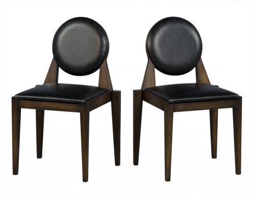 Carrocel Custom Aridis Art Deco Dining Accent Chairs