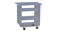 Chic Lucite Storage Cart