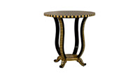 Art Deco Spiral Accent Table