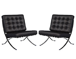 Pair of Barcelona Chairs