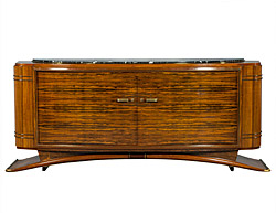 Antique Rosewood French Art Deco Sideboard
