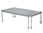 Maison-jansen-style-glass-acrylic-coffee-table-CE-3172-001