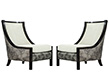 Pair of Custom Modern Lounge Chairs by Carrocel