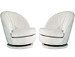 Pair of Milo Baughman Swivel Parlor Chairs