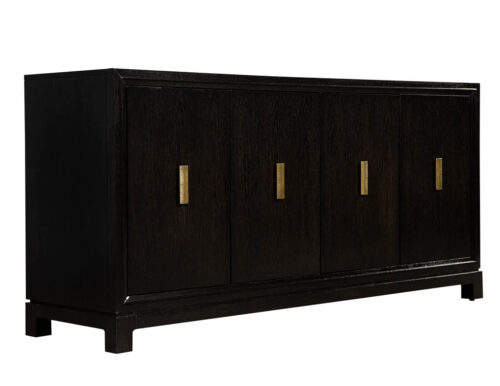 Modern Lacquered Oak Sideboard Buffet