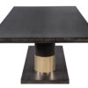 DS-5123-Modern-Oak-Double-Pedestal-Brass-Ring-Dining-Table-0010
