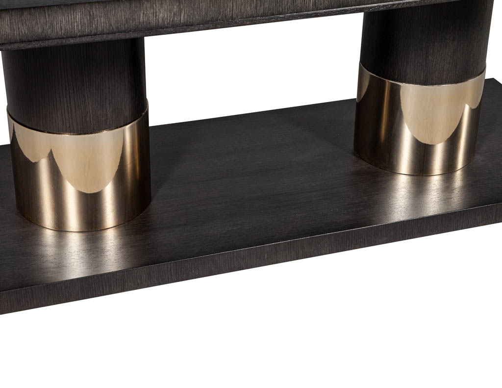 DS-5123-Modern-Oak-Double-Pedestal-Brass-Ring-Dining-Table-007