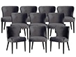 Set of 10 Custom Gustav Modern Dining Chairs