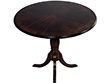 Flame Mahogany Round Duncan Phyfe Center Table