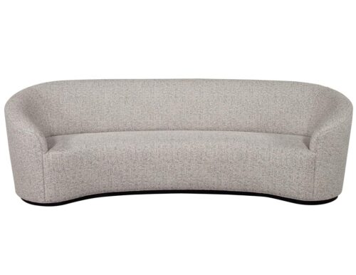 Custom Mid-Century Modern Kagan Inspired Sofa Couch