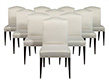 Carrocel Custom “Amara” Elegant Modern Parson’s Dining Chairs