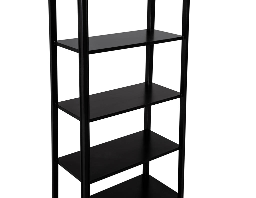 C-3095-Modern-Black-Bookcase-Etagere-Solid-Wood-005