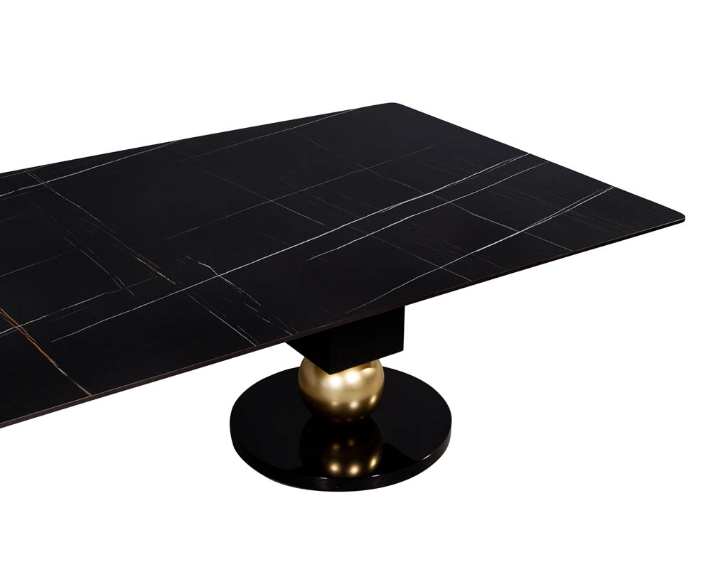 DS-5135-Custom-Modern-Porcelain-Black-Dining-Table-with-Gold-Leaf-Pedestals-0010