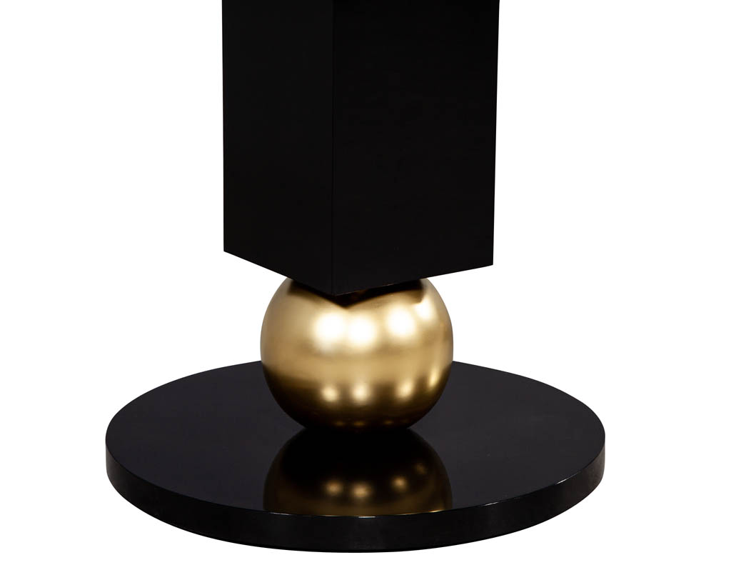DS-5135-Custom-Modern-Porcelain-Black-Dining-Table-with-Gold-Leaf-Pedestals-0017