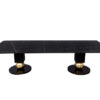 DS-5135-Custom-Modern-Porcelain-Black-Dining-Table-with-Gold-Leaf-Pedestals-002
