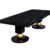 DS-5135-Custom-Modern-Porcelain-Black-Dining-Table-with-Gold-Leaf-Pedestals-003