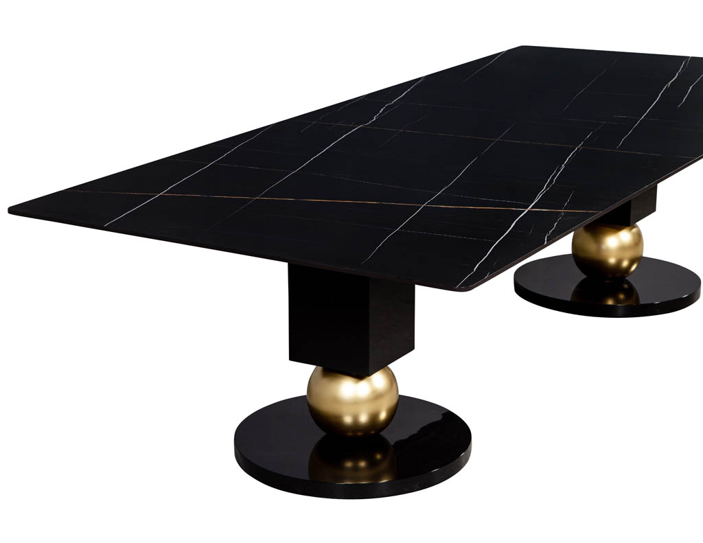 DS-5135-Custom-Modern-Porcelain-Black-Dining-Table-with-Gold-Leaf-Pedestals-004