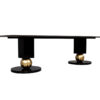DS-5135-Custom-Modern-Porcelain-Black-Dining-Table-with-Gold-Leaf-Pedestals-007