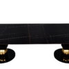 DS-5135-Custom-Modern-Porcelain-Black-Dining-Table-with-Gold-Leaf-Pedestals-009