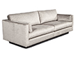 Mid Century Modern Sofa with Ceruse Oak Base