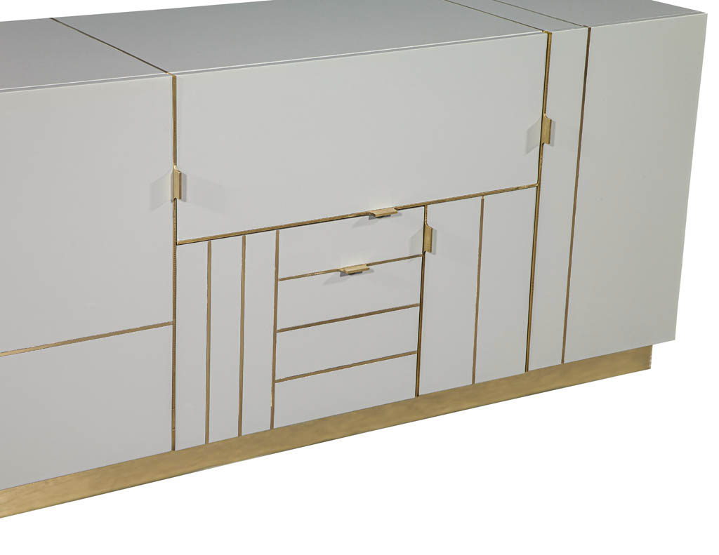B-2068-Modern-Lacquered-Sideboard-Credenza-Brass-Details-008