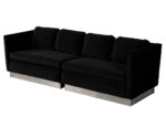 LR-3278-Mid-Century-Modern-Lounge-Sofa-Black-Velvet-2-Piece-Set-001