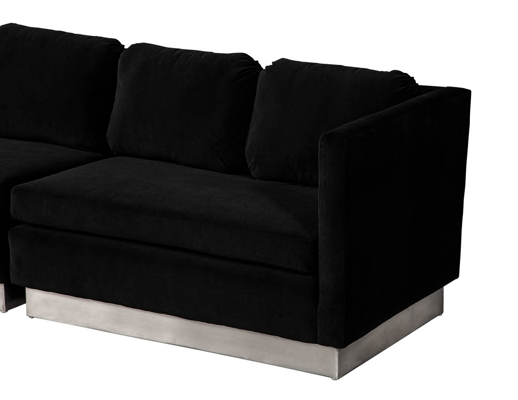 LR-3278-Mid-Century-Modern-Lounge-Sofa-Black-Velvet-2-Piece-Set-005