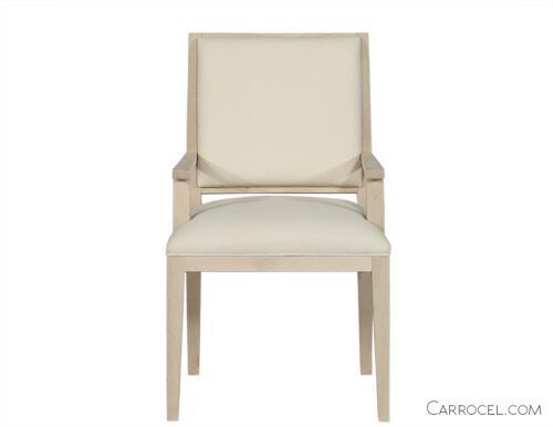 Straight Leg Deco Custom Dining Chair – Arm