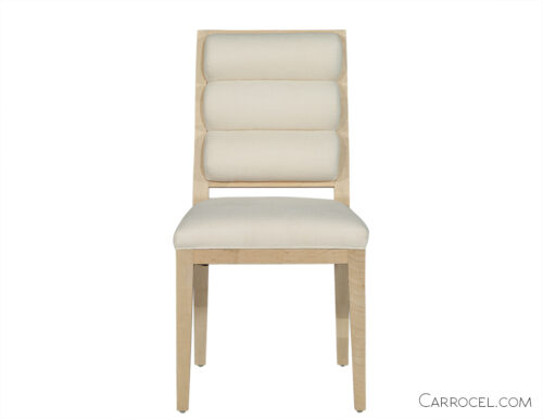 Straight Leg Deco Custom Dining Chair – Side