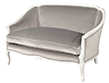 Distressed Vintage Louis XV Style Settee Sofa